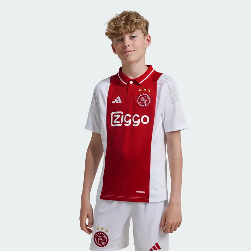 Adidas Maglia Home 24/25 Junior Ajax Amsterdam White