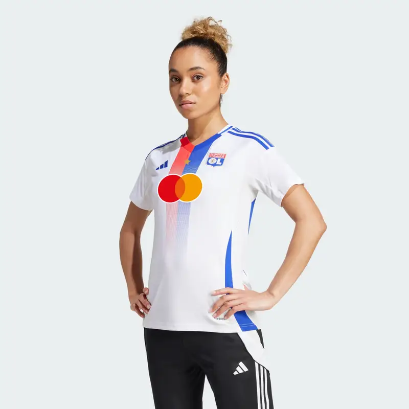 Adidas Maglia Home 24/25 Olympique Lyonnais White