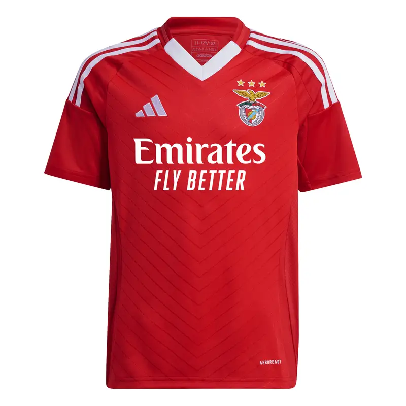 Adidas Maglia Home per bambini Benfica Lisbonne 2024/25 Rouge
