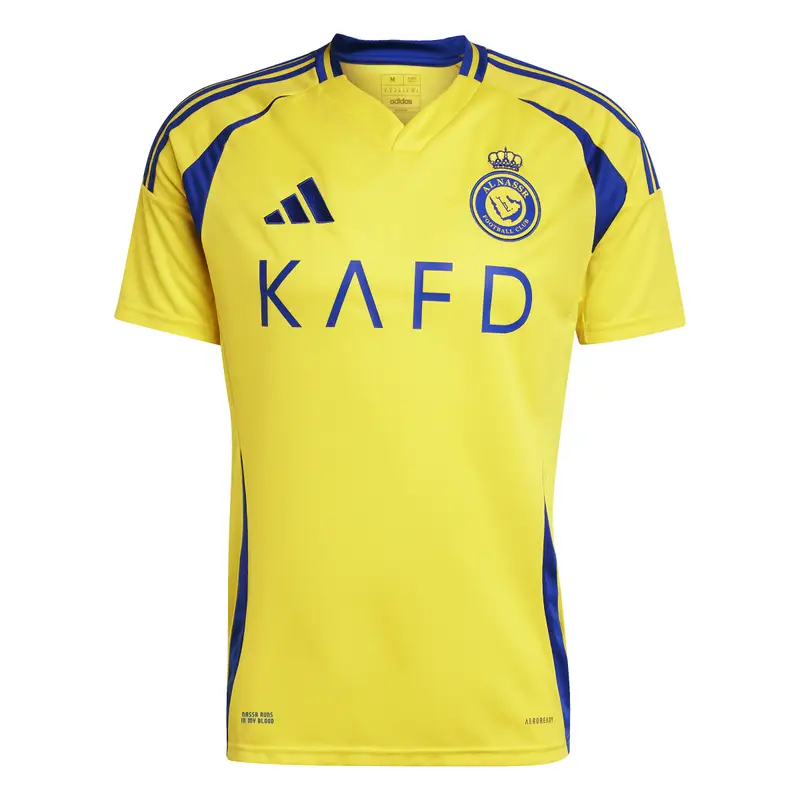 Adidas Maglia Home Ronaldo Al Nassr FC 24/25 Jaune