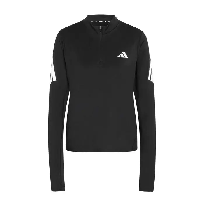 MAGLIA MANICA LUNGA 1/4 ZIP 365 DONNA Nero