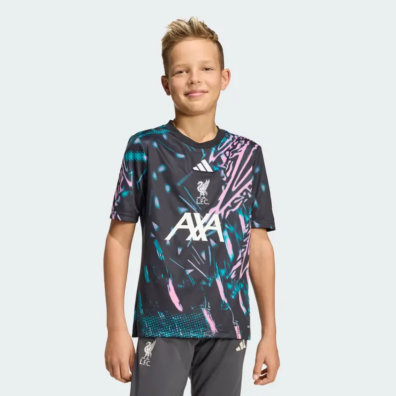 Adidas Maglia PRE MATCH Liverpool FC 25/26 Bambini Black