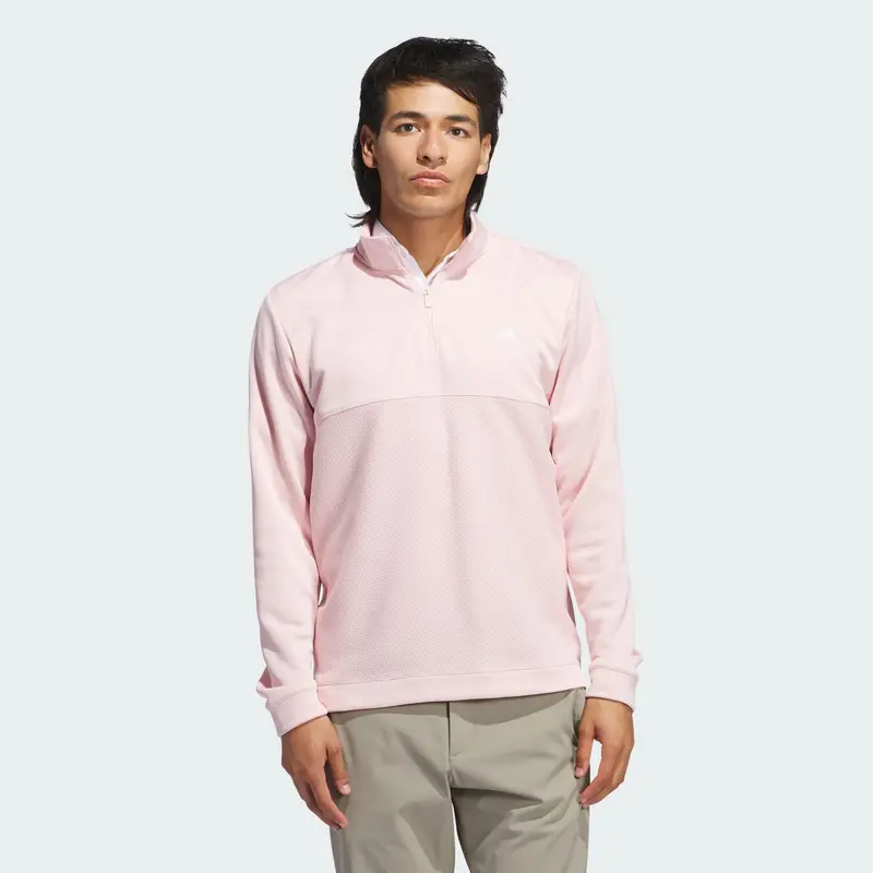 Maglia Ultimate365 Textured Quarter-Zip | Adidas Rosa