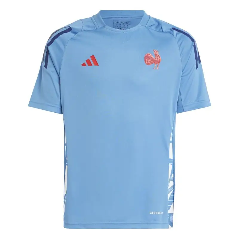 Maglietta Da Allenamento Adidas Francia Bambino Azzurro | Adidas Azzurro fiordaliso