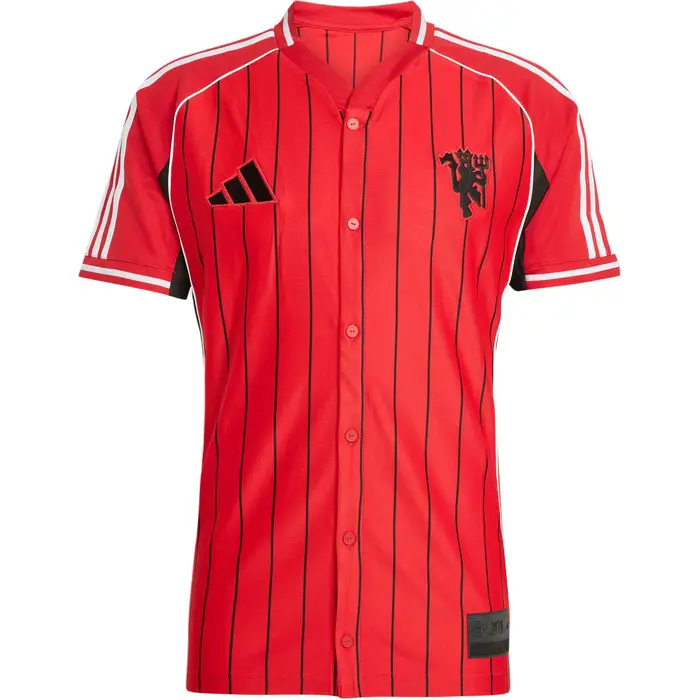 Manchester United SS25 Pacchetto US Maglia Moda Confortevole Morbida Delicata sulla Pelle Manica Corta Maglia da Baseball Uomo top JN2832 L