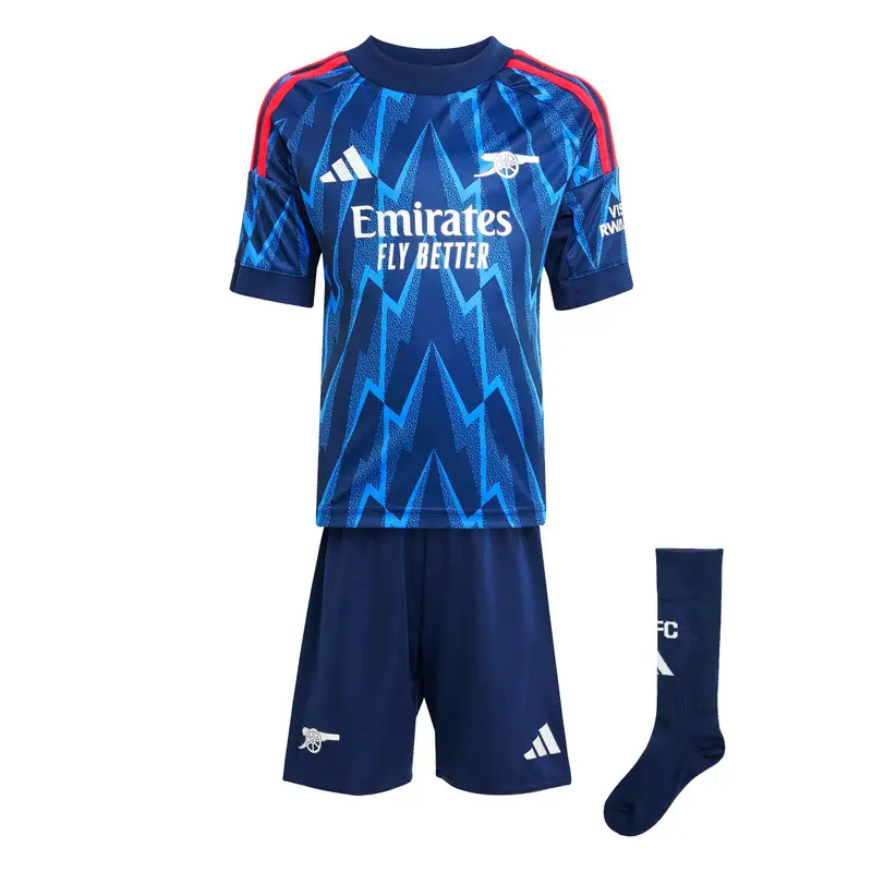 Adidas Mini kit esterno bambino Arsenal FC 2025/26 Bleu