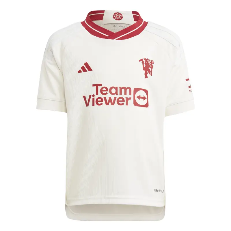 Adidas Mini-Set della terza maglia Manchester United 2023/24 per bambin Blanc