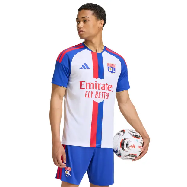 Adidas Olympic Lyon Home 26-27 Uomo - Maglie/Repliche Bianco - Jersey White