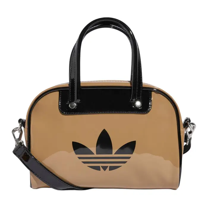 Originals Adicolor Borchie Metalliche Design a Contrasto Borsa Bowling Borse da Donna Marrone JX0250-500 Brown