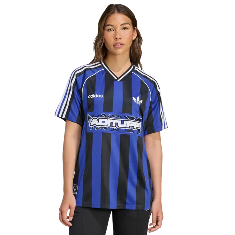 adidas Originals Beads Jersey female Maglie/Repliche - Blu - Poly Mesh - Foot Locker