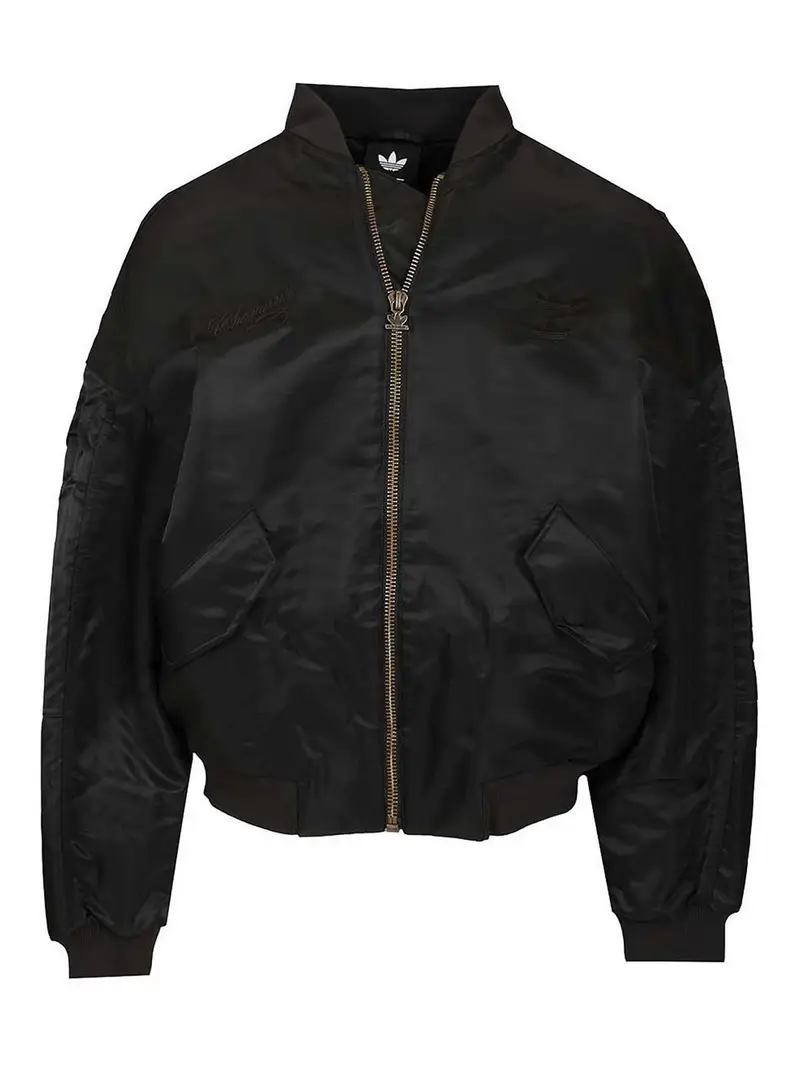 Adidas Originals Bomber in raso Nero