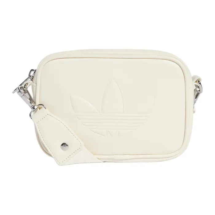 Adidas Originals Borsa Quadrata Sportiva da Donna a Spalla Bianco Sporco KB2624 Ivory