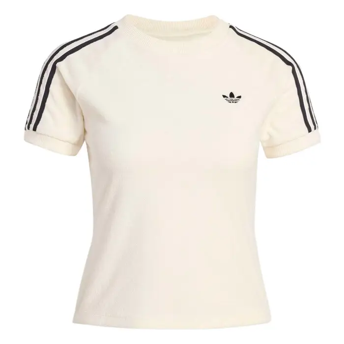 Originals Cali Tee Asciugamano Spugna San Valentino Edizione Limitata Girocollo Vestibilità Aderente Pullover Manica Corta Manica Raglan T-Shirt Top Donna KD1411 L