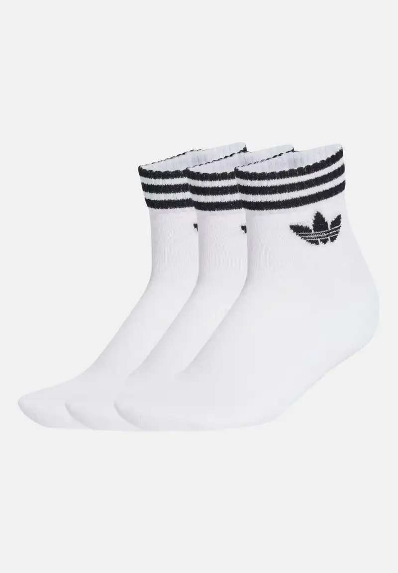 adidas Originals Calzini 3-Stripes (3 paia) bianchi per uomo e donna