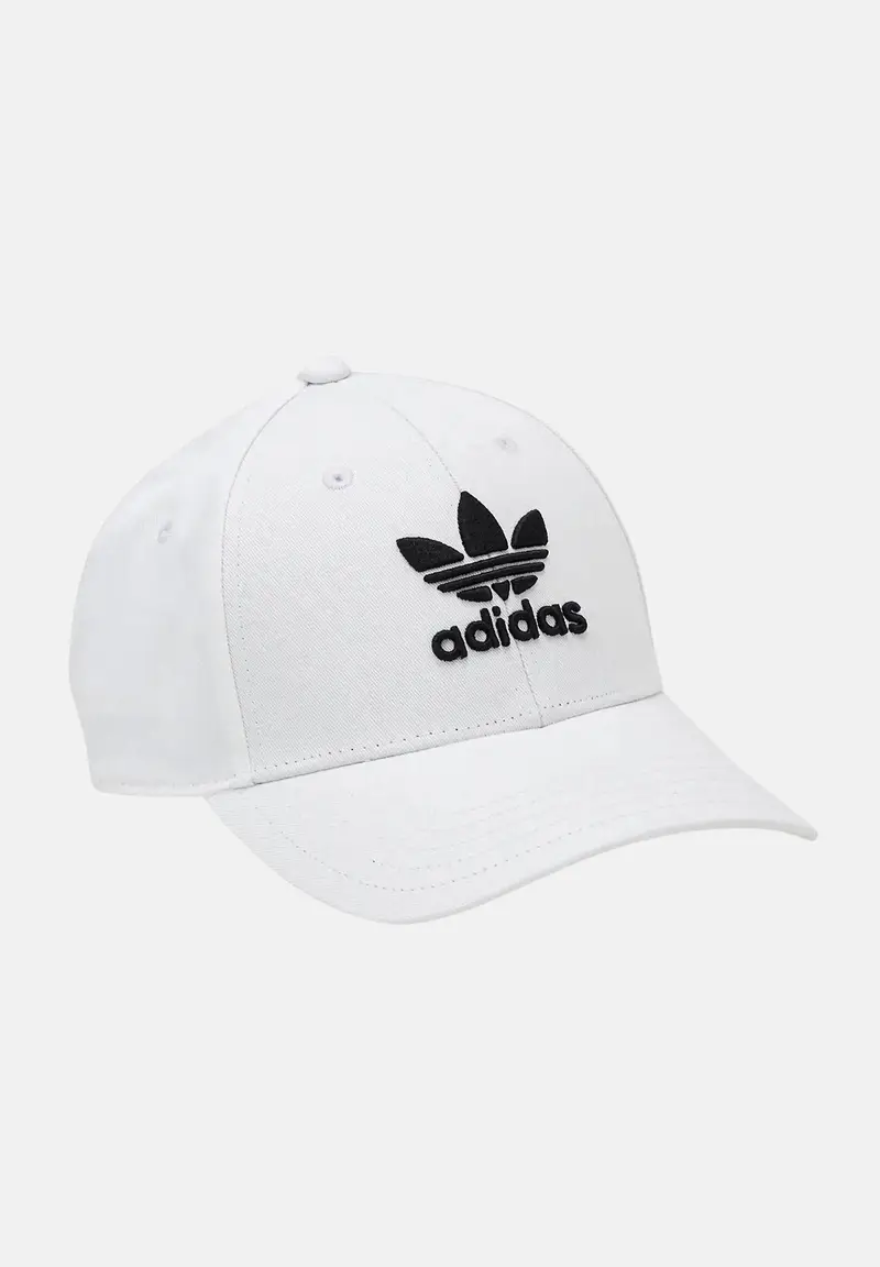 adidas Originals Cappello con visiera Trefoil Baseball bianco per uomo e donna