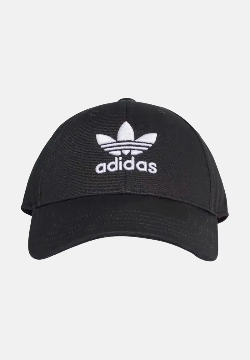 ADIDAS ORIGINALS Cappello con visiera Trefoil Baseball nero per uomo e donna