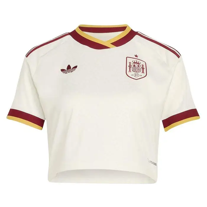 Originals Climacool Spagna 26 Trasferta Manica Corta Girocollo Traspirante a Strisce Maglia da Calcio Maglia Donna KE8078 2XL
