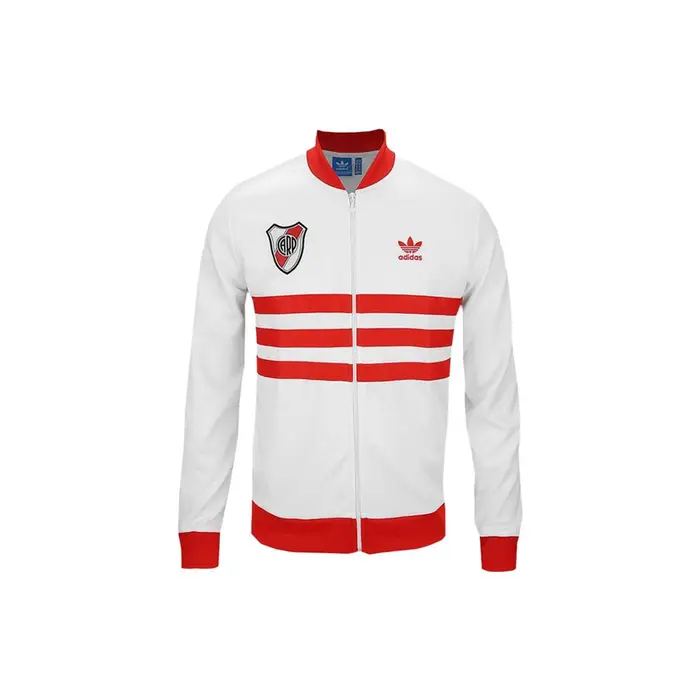 Originals Comoda Giacca Sportiva Casual a Maniche Lunghe con Zip Uomo Giacche Bianco AY2673 S