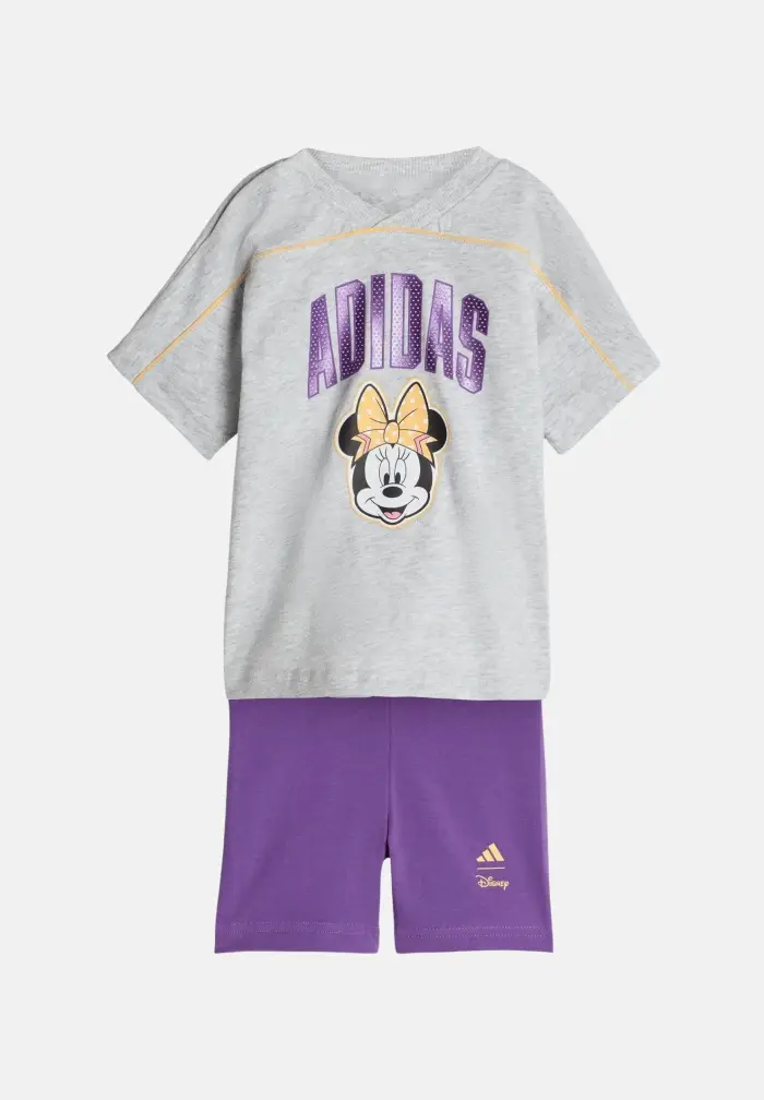 Completino Disney Minnie Mouse grigio e viola da neonato
