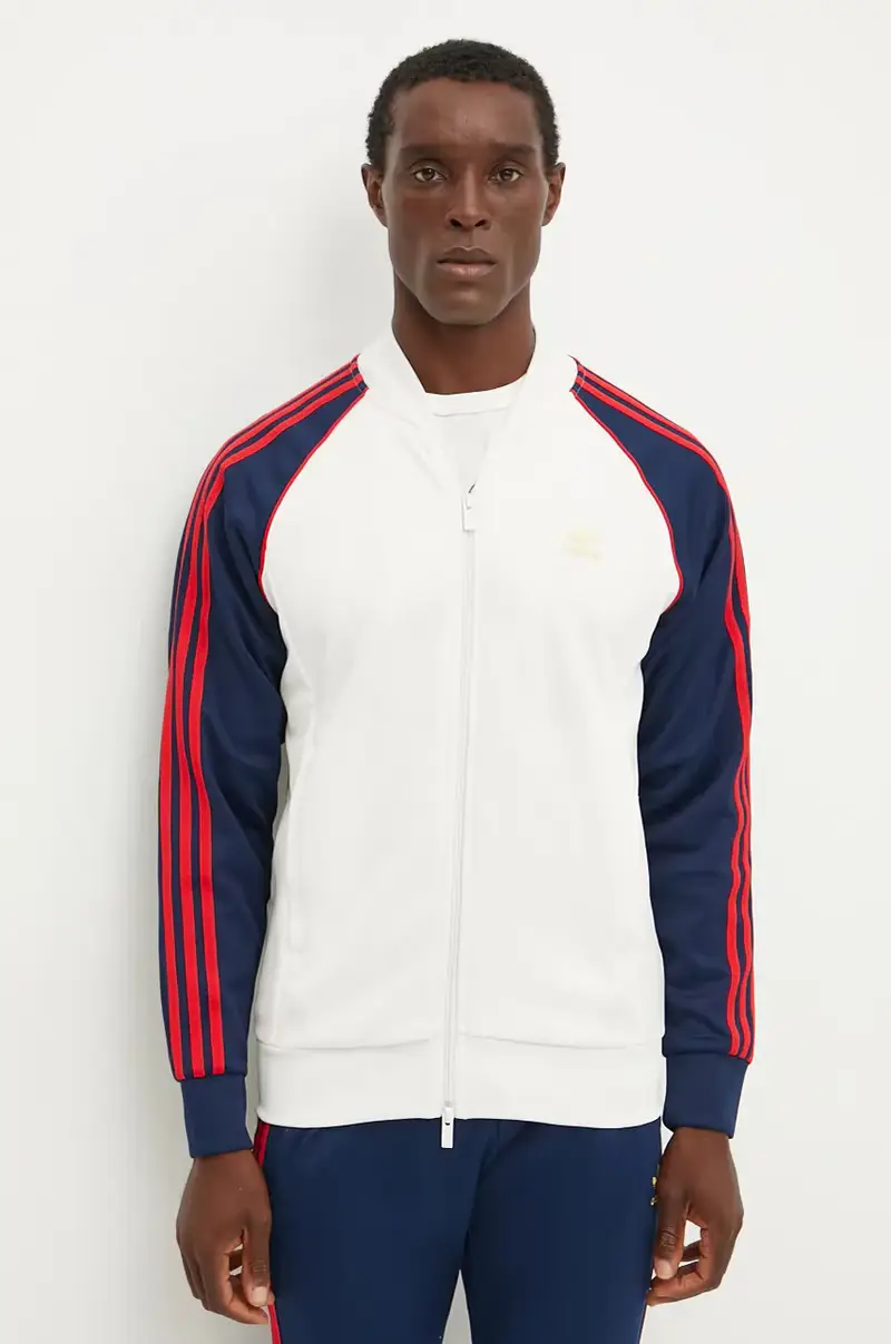 adidas Originals felpa Adicolor uomo colore bianco IY9859