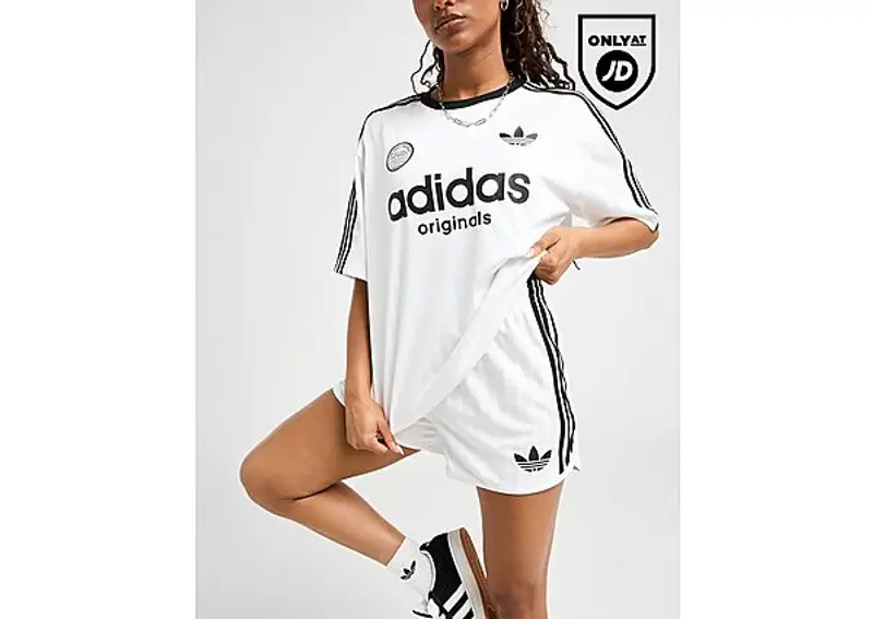 adidas Originals Football Oversized Maglia, Bianco