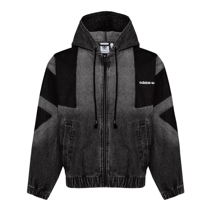 Originals FW25 Giacca di Jeans Vestibilità Larga con Zip Felpa Sportiva Manica Lunga Cappotto di Jeans Giacche da Uomo KR5055 XL