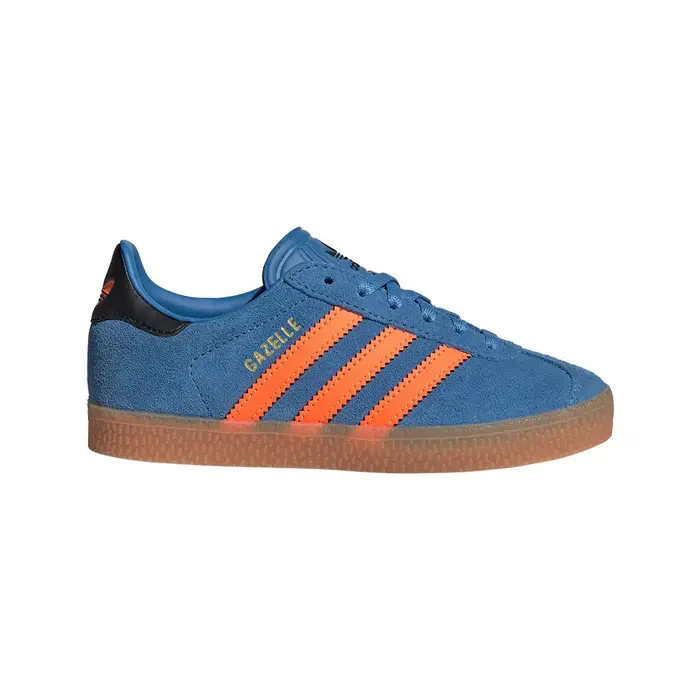 Gazelle Ps Blu Arancio - Sneakers Bambino EUR