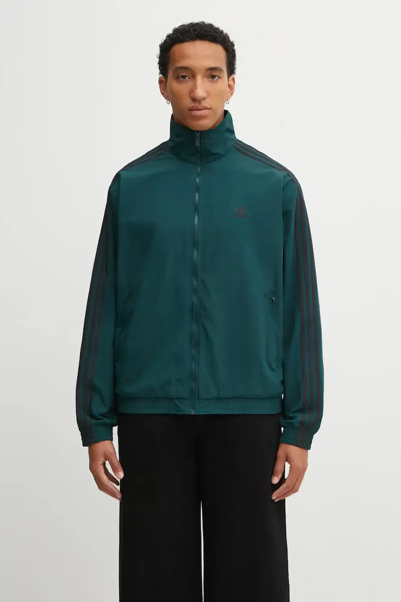 adidas Originals giacca Firebird Tt uomo colore verde JY1329