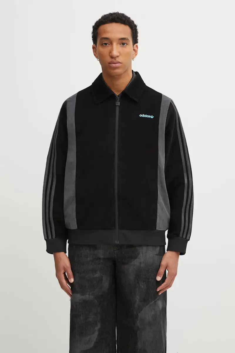 adidas Originals giacca in velluto a coste Pro Track Top colore nero JX3085