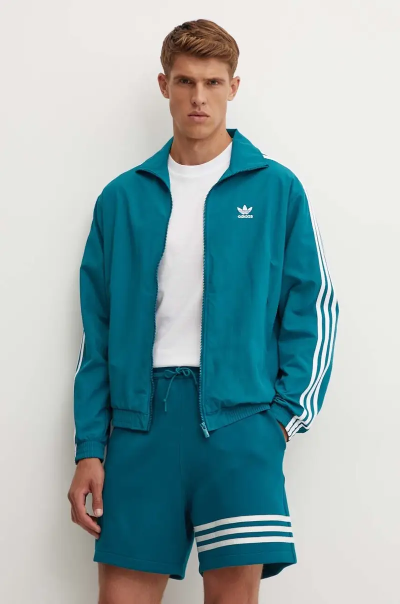adidas Originals giacca uomo colore blu IZ2415