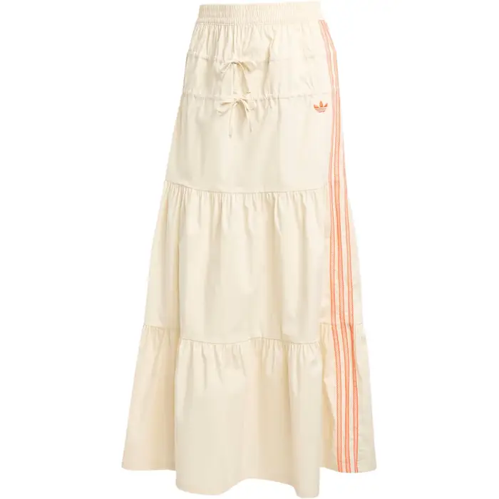 Originals Gonna Lunga Casual Larga a Vita Alta a Righe Gonne da Donna Bianco KC0768 M