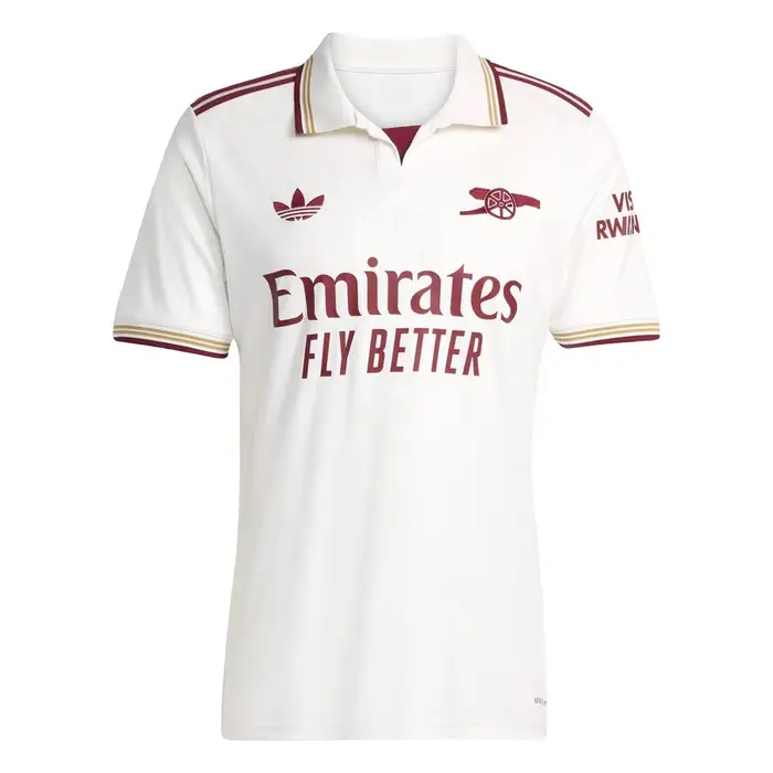 Maglia Maniche Corte Arsenal Fc Third 25 26 Bianco Blu Uomo