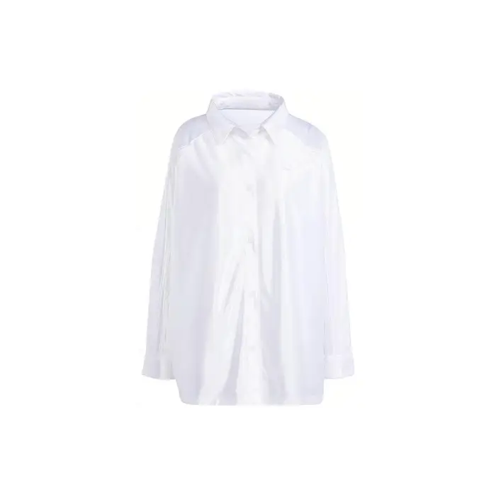 Originals Maglietta Sportiva Oversize in Raso Donna Top Bianco IS4591 XS