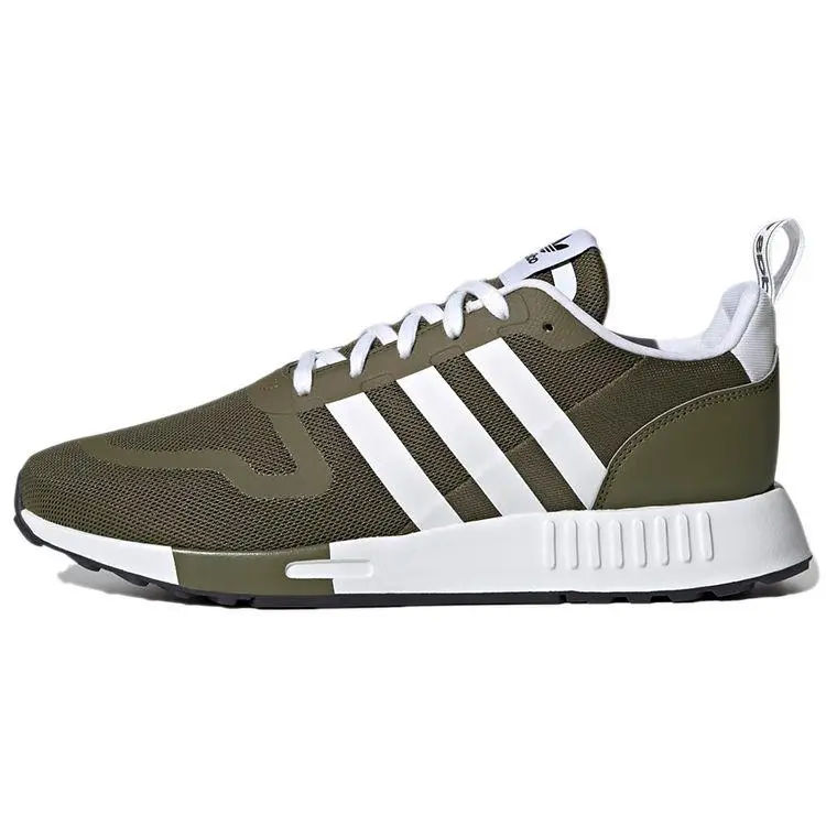 Adidas Originals Multix Comode Versatili Mesh Resistenti Traspiranti Leggere Scarpe da Corsa in Gomma Basse Sneakers Unisex Verde Oliva