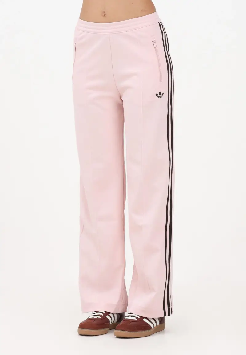 adidas Originals Pantalone sportivo Adicolor rosa e marrone da donna