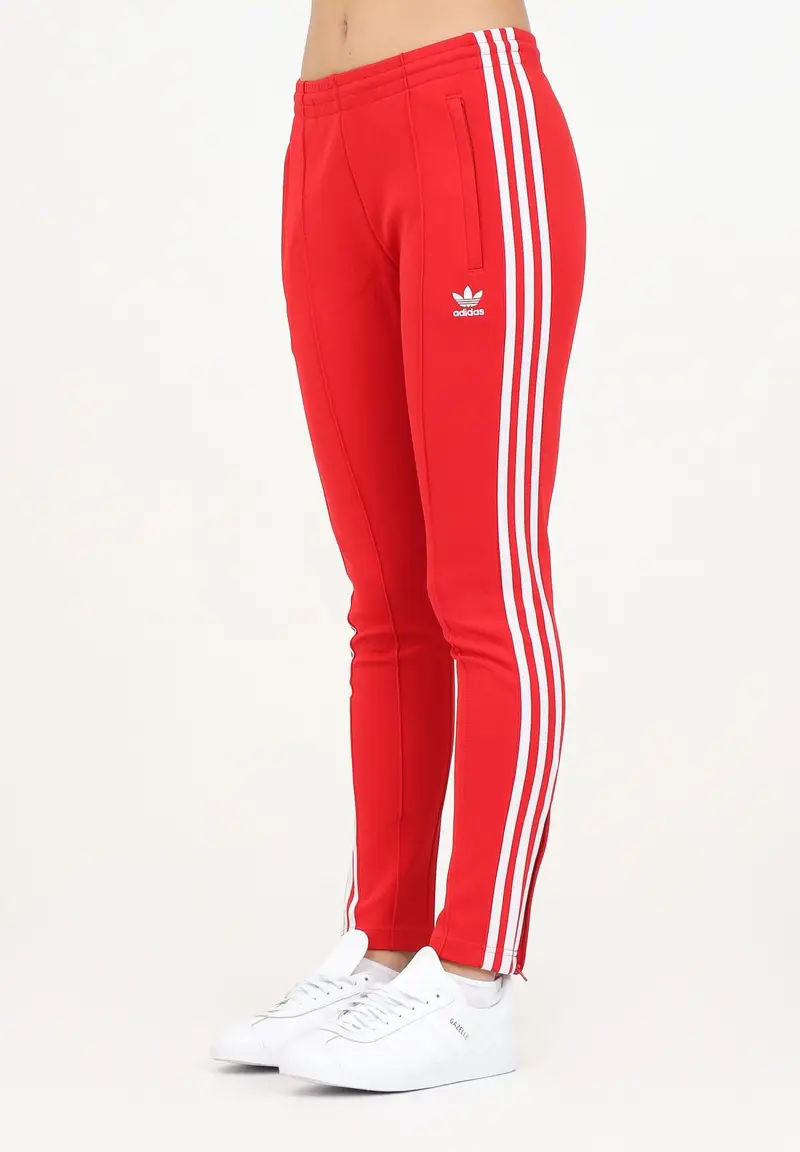 adidas Originals Pantalone sportivo Adicolor SST rosso da donna