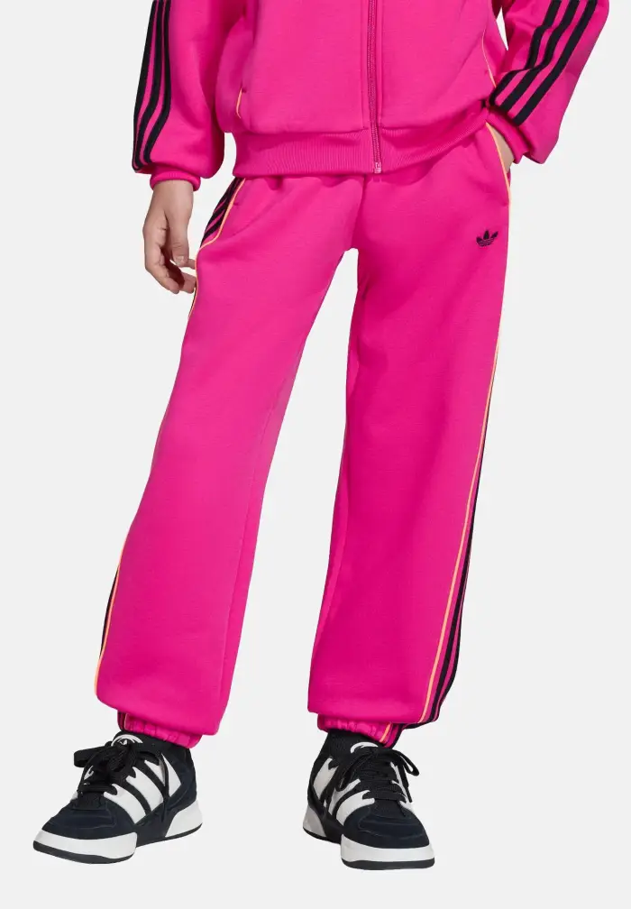 adidas Originals Pantalone sportivo LOOSE TRACK PANTS fucsia da bambina