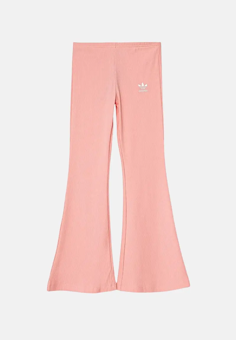 adidas Originals Pantalone sportivo Ribbed Flared rosa da bambina