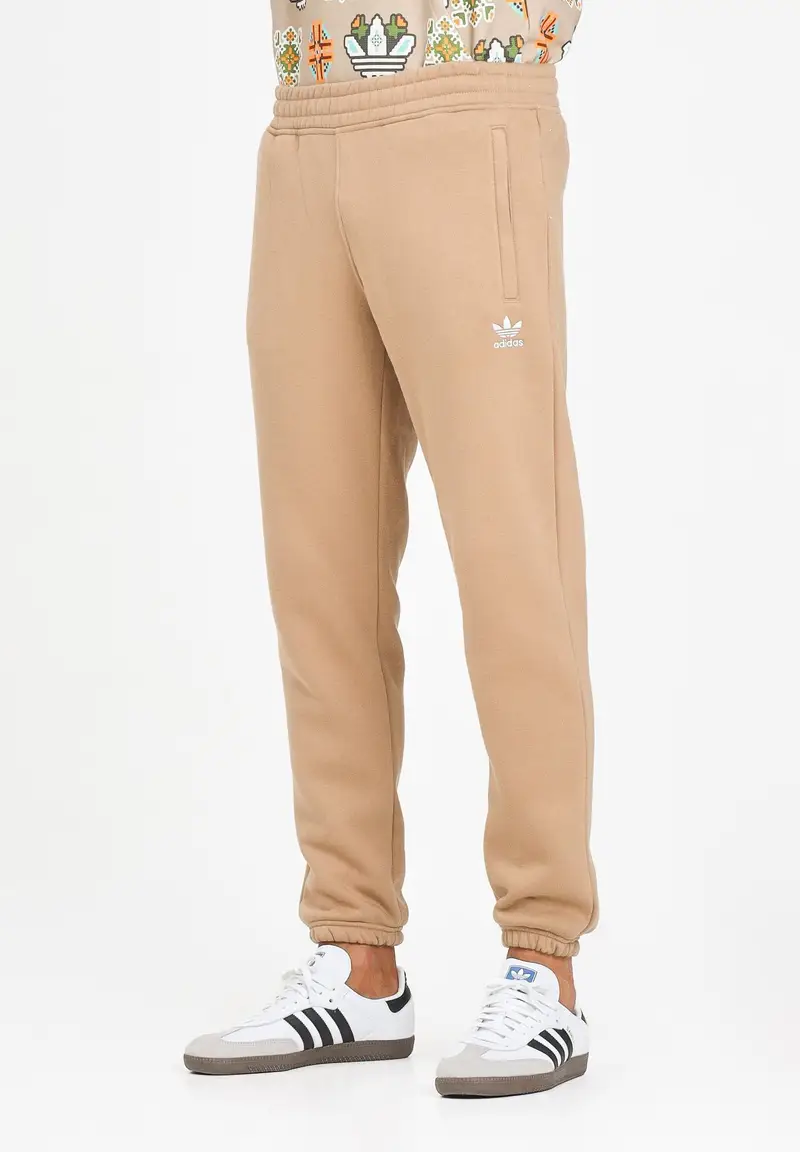 adidas Originals Pantalone sportivo Trefoil Essentials beige da uomo