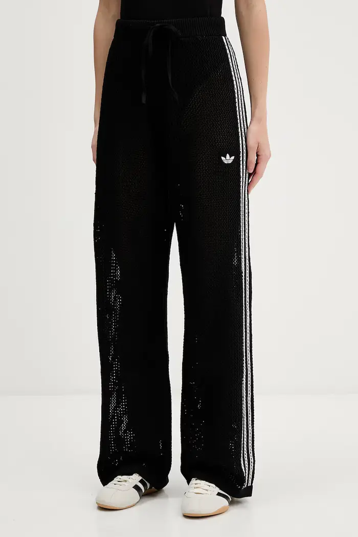 adidas Originals pantaloni da tuta da donna Crochet Nero