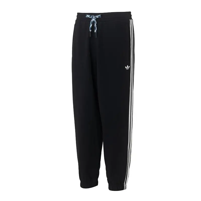 Adidas Originals Pantaloni Jogger da Allenamento in Maglia Pesante Comodi Traspiranti a Righe da Uomo Fondo KC0118
