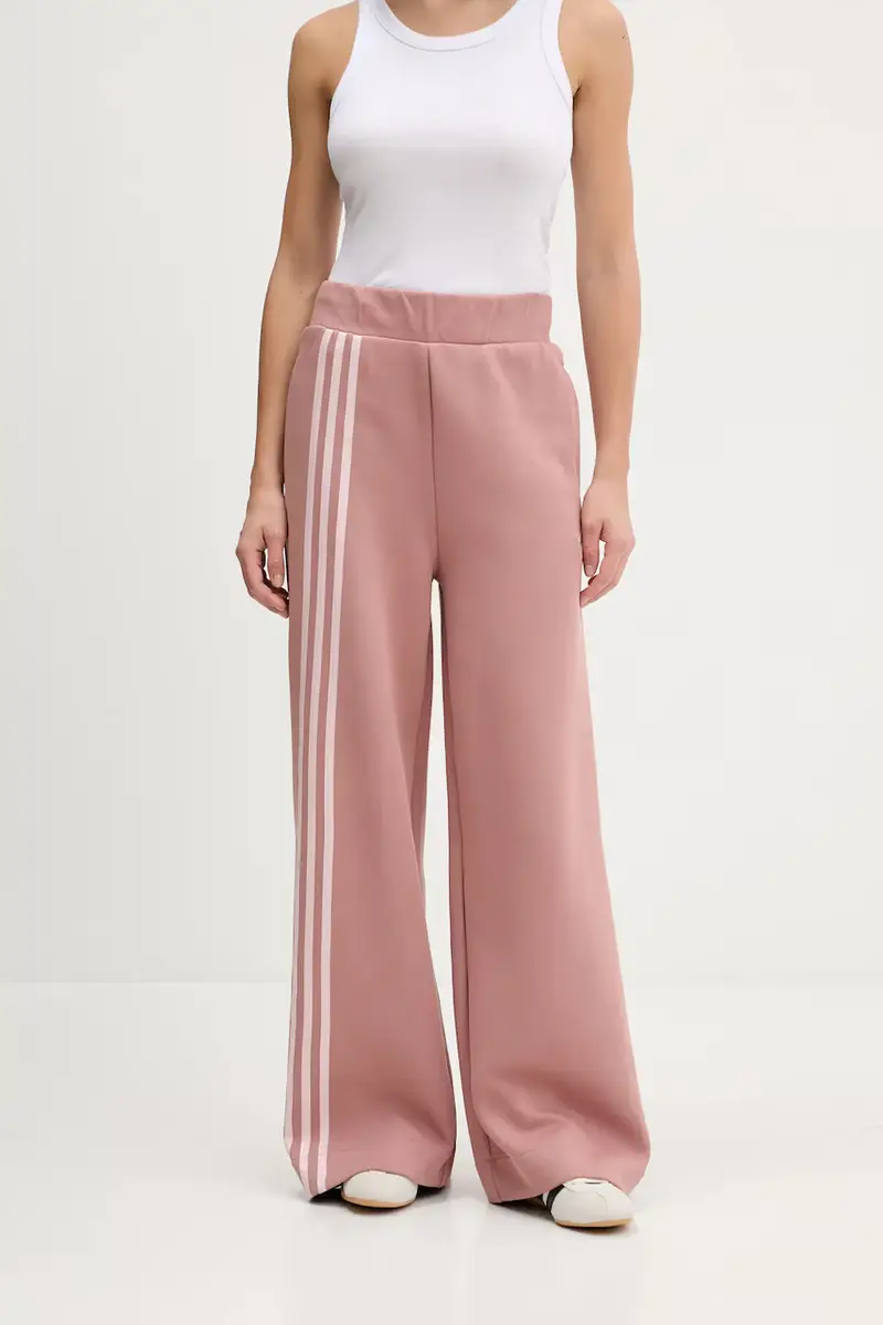 adidas Originals pantaloni tuta 3 Stripes donna colore arancione con applicazione JW3621