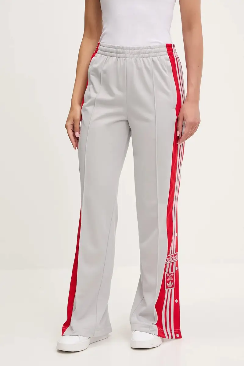 adidas Originals pantaloni tuta Adibreak donna colore grigio con applicazione JP2304