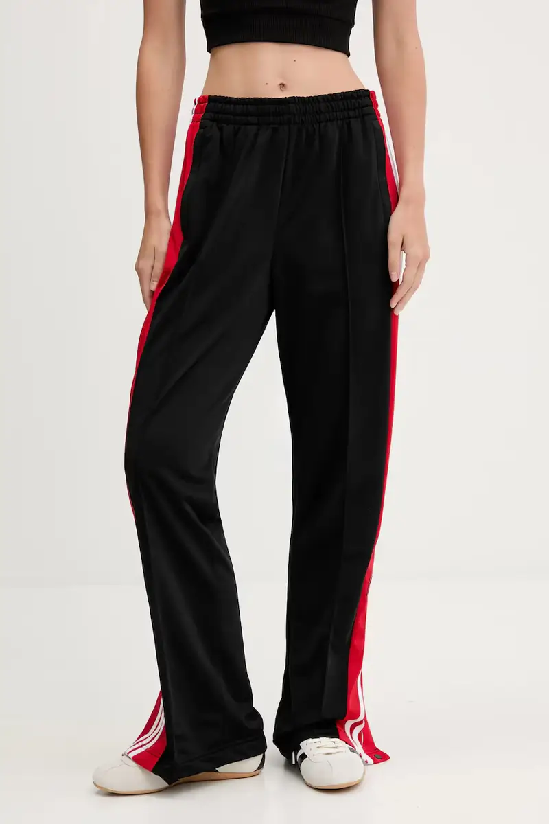 adidas Originals pantaloni tuta Adibreak Pt donna colore nero con applicazione JV8554