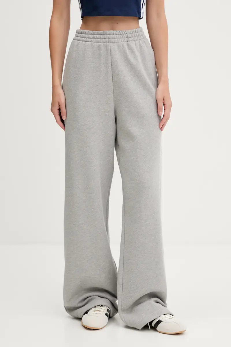 adidas Originals pantaloni tuta di cotone Essentials Grigio