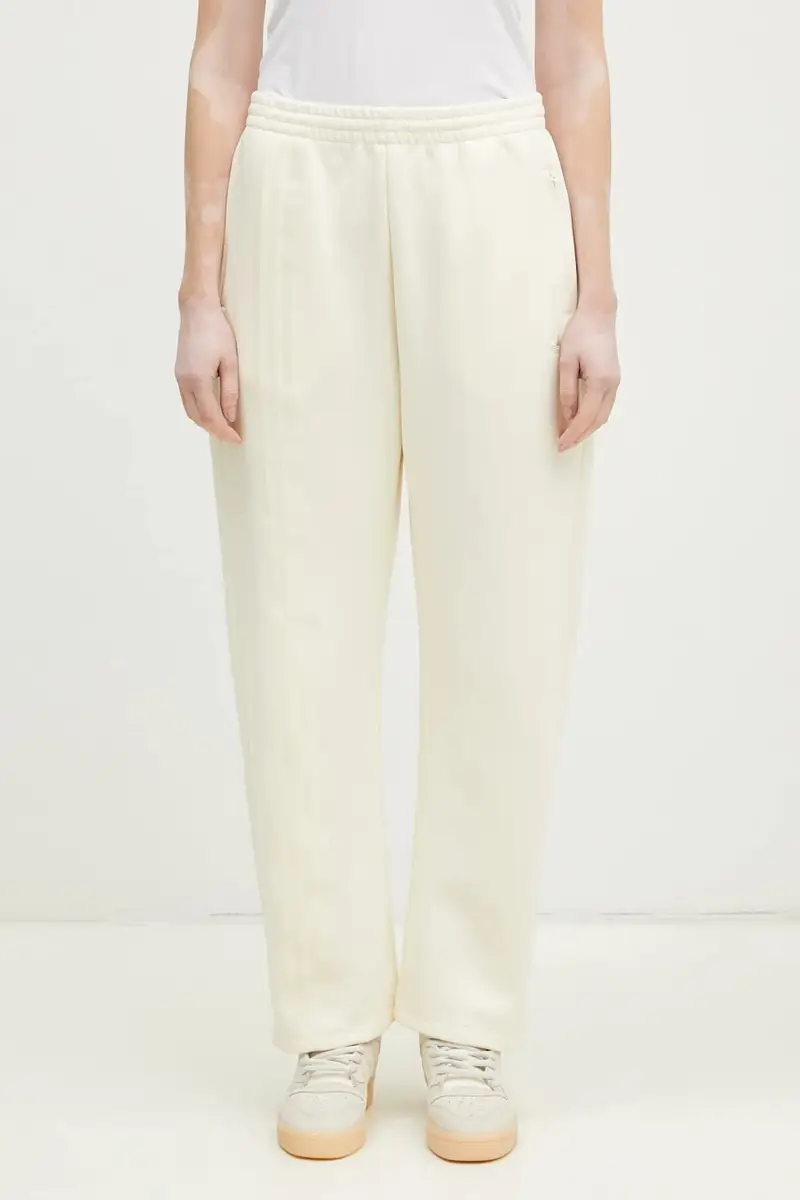 adidas Originals pantaloni tuta di cotone Os Sweatpant colore beige JJ0943