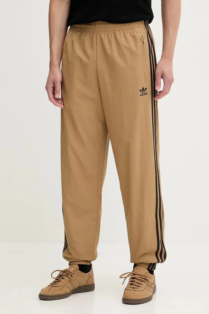 adidas Originals pantaloni tuta Firebird Pants uomo colore verde con applicazione JY1339 Beige