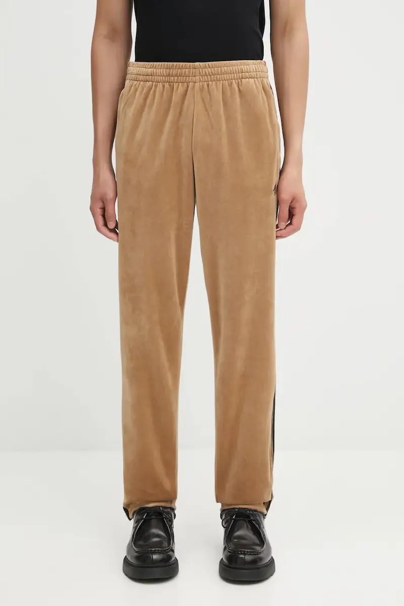 adidas Originals pantaloni tuta Sst Tp uomo colore verde con applicazione JX1556