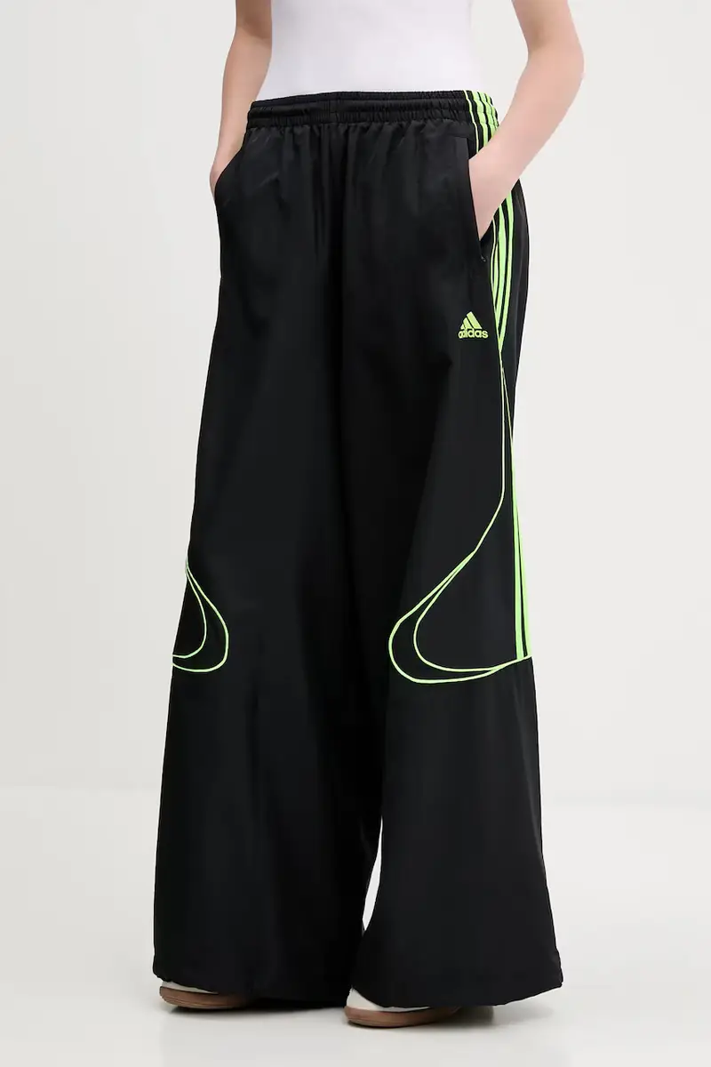 adidas Originals pantaloni tuta Teamgeist donna colore nero JV7478