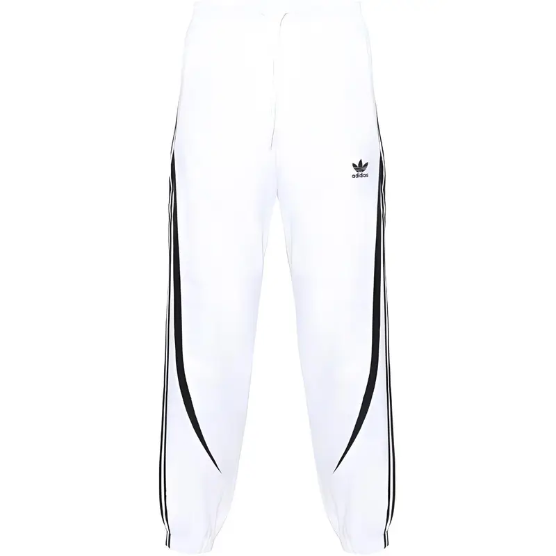 Adidas Originals Retro Sport Striscia Laterale Coulisse Casual Maglia Jogger Uomo Jogger Bianco Nero IZ4830